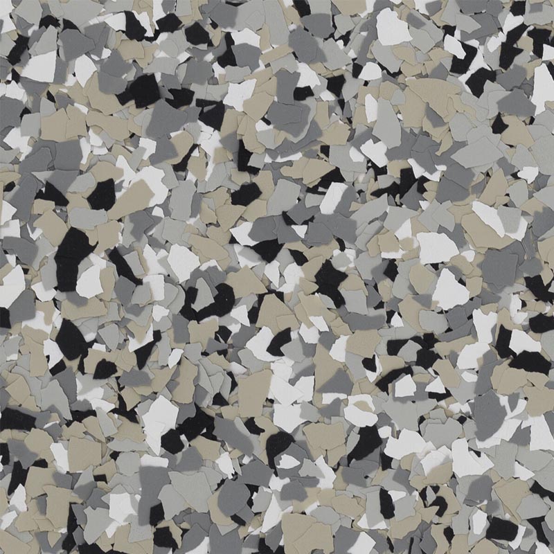 Torginol Crossbow flake blend — grey, tan, black and white balanced neutral