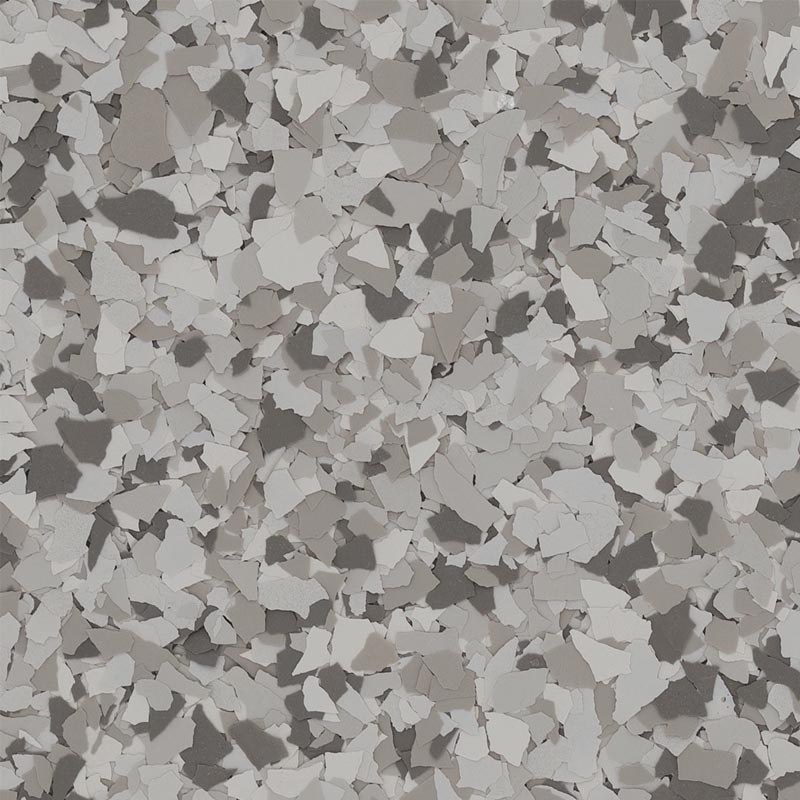 Torginol Dovetail flake blend — soft tonal greys and white, silvery low-contrast