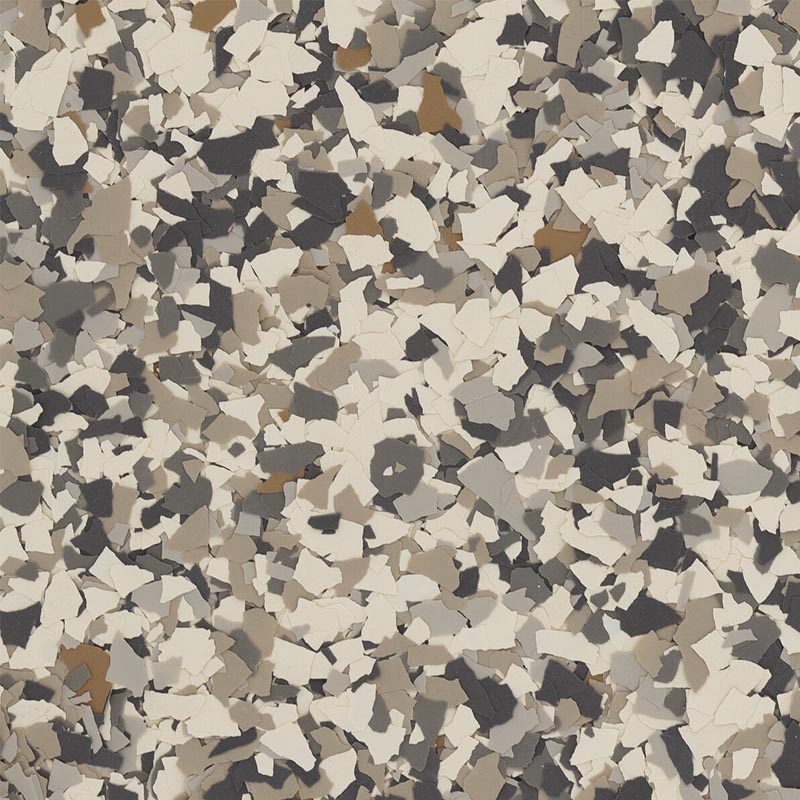 Torginol Mushroom flake blend — cream, beige, grey and charcoal with brown accents